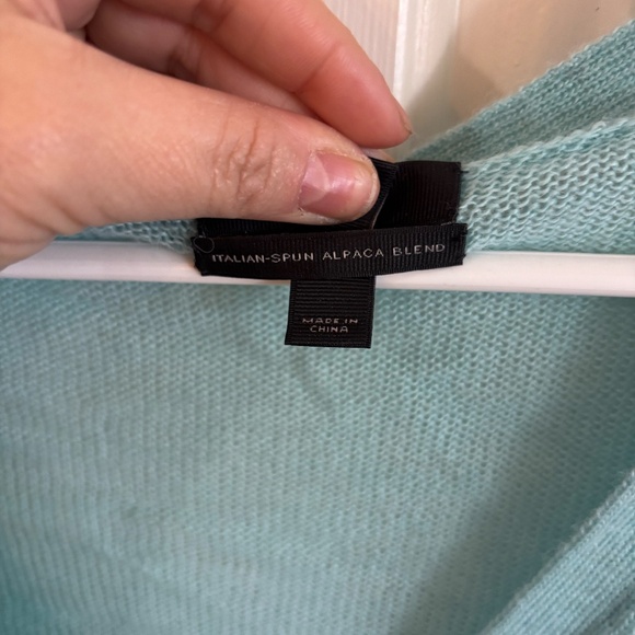 J.Crew sea-foam alpaca cardigan * accepting offers - Picture 3 of 6